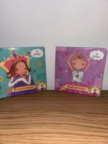 Lot de 2 livres Si j’étais