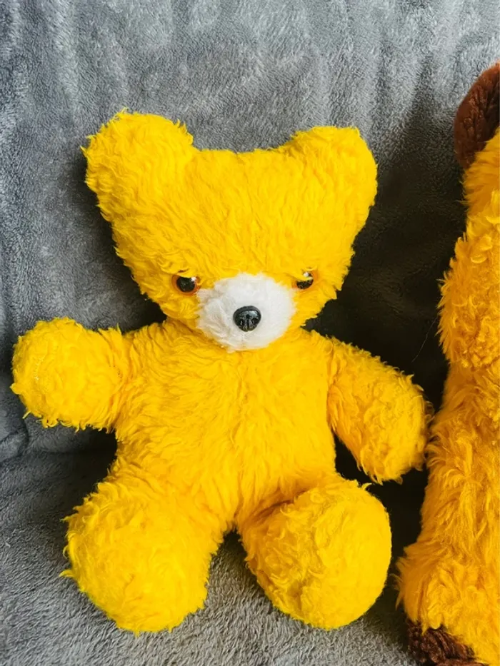 Lot peluches anciennes rétro vintage Nounours - photo numéro 2