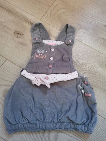 Robe velours ajustable