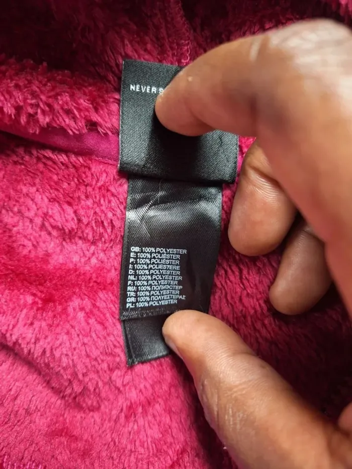 Veste polaire The North Face fille XL – Rose & bordeaux – à capuche (613) - photo numéro 12