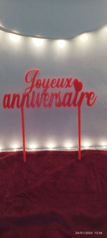 Toppers gâteau