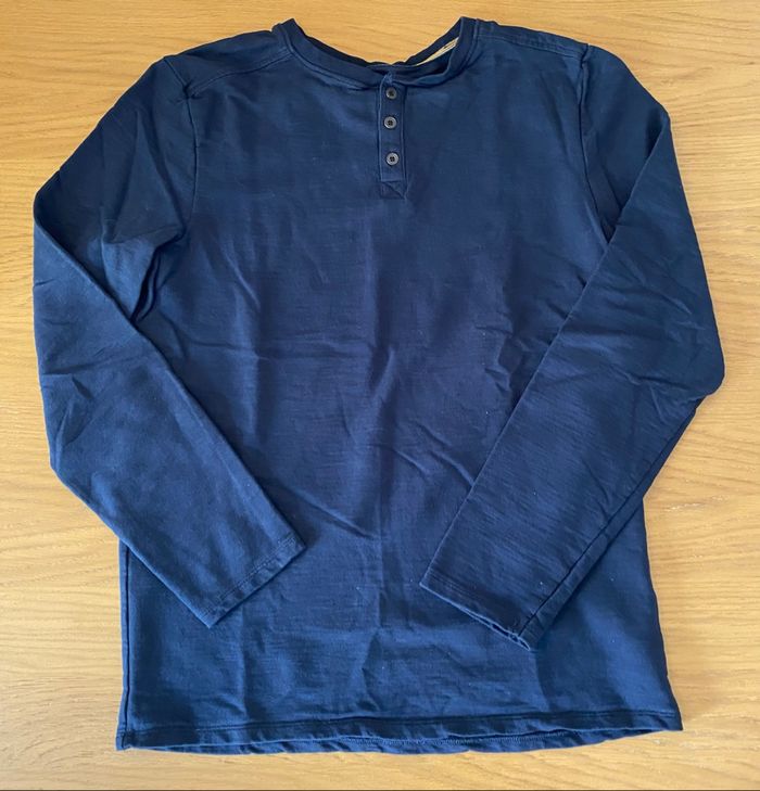 Kiabi Polo manches longues bleu marine Taille 38 - photo numéro 2