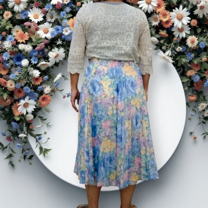 Jolie jupe Vintage pour taille 38 ou 40 - photo numéro 3