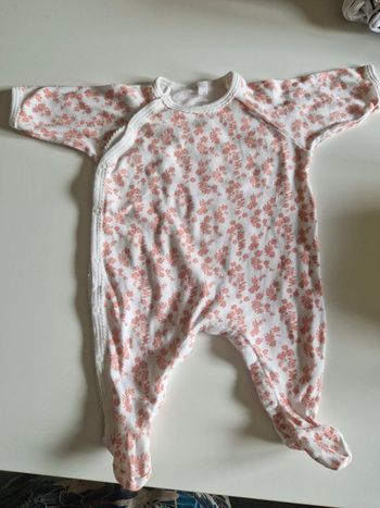 Pyjama fin Petit Bateau 1 mois