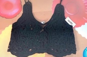 Superbe Haut guipure dentelle Undiz taille S neuf