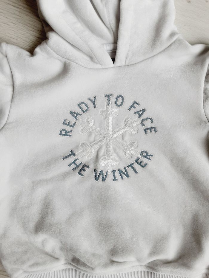 Vêtement fille pull à capuche chaud Okaïdi 4 ans - photo numéro 3