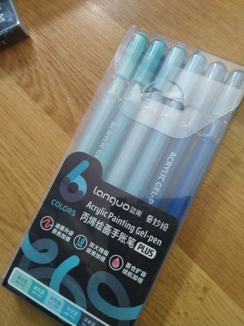 Pack  stylos gel Languo plus  x6