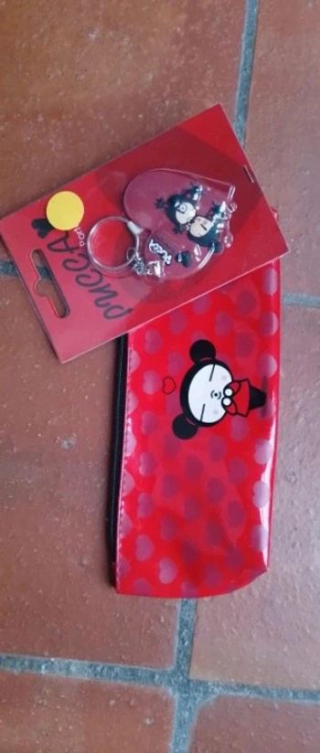 Lot Pucca Porte-clés et Trousse