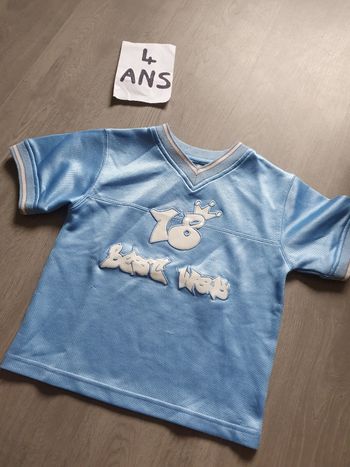 Maillot t-shirt 4ans garçon