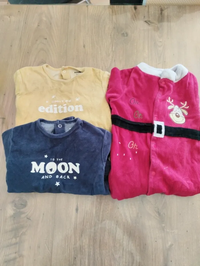 Lot de 3 pyjamas 24 mois