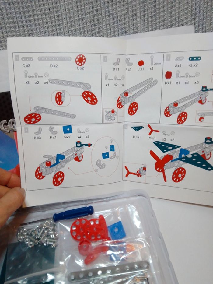 Kit de construction en métal "Avion" - photo numéro 8