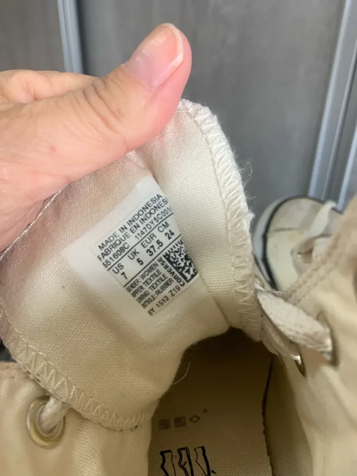 Jolies baskets femme avec jolis détails 37,5 - photo numéro 7