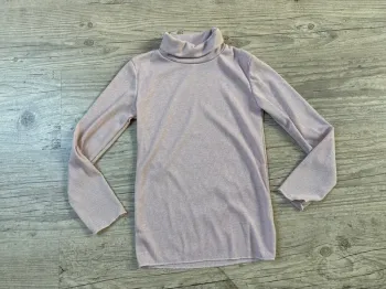 Pull fin col roulé Zeeman 122-128cm 7-8ans TBE neuf