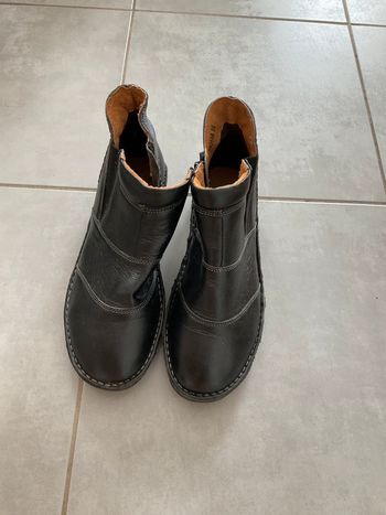 Bottines cuir hiver