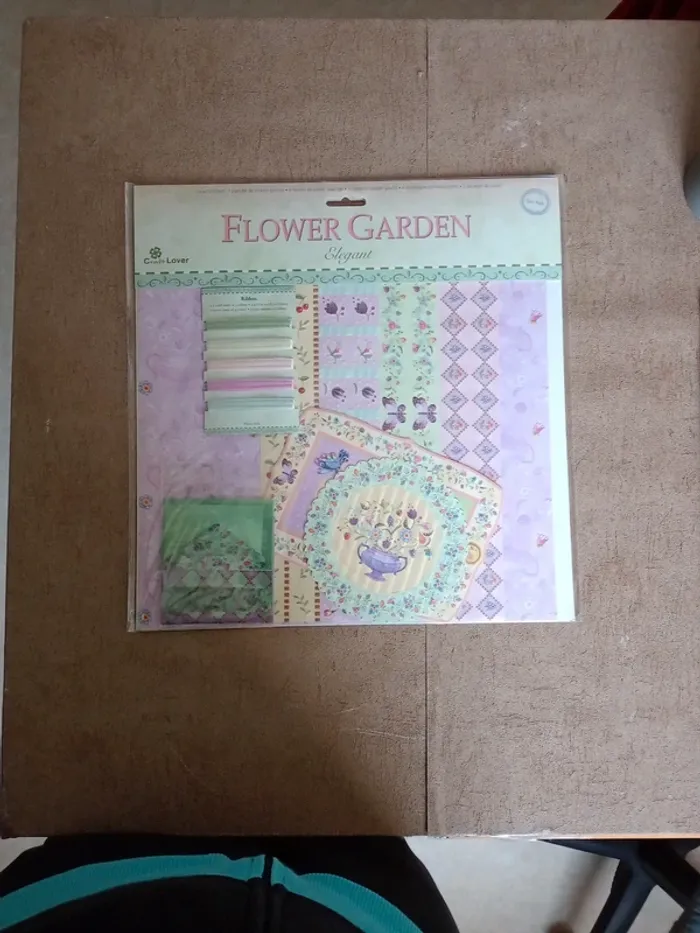 Kit Flower Garden scrapbooking