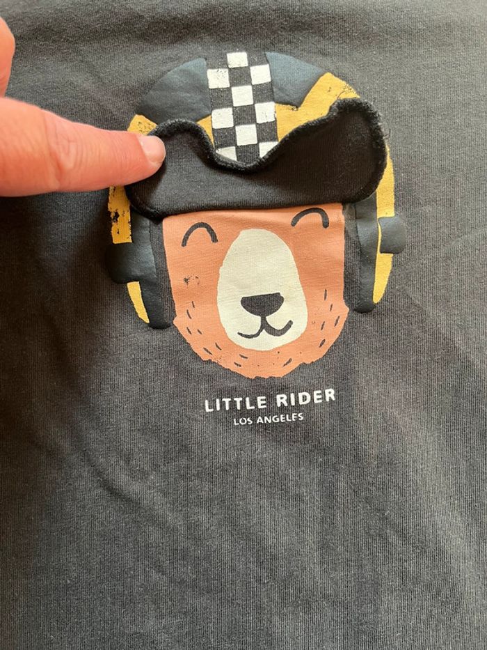 T-shirt manches courtes motard Mango - taille 3 ans (36 mois) - photo numéro 3
