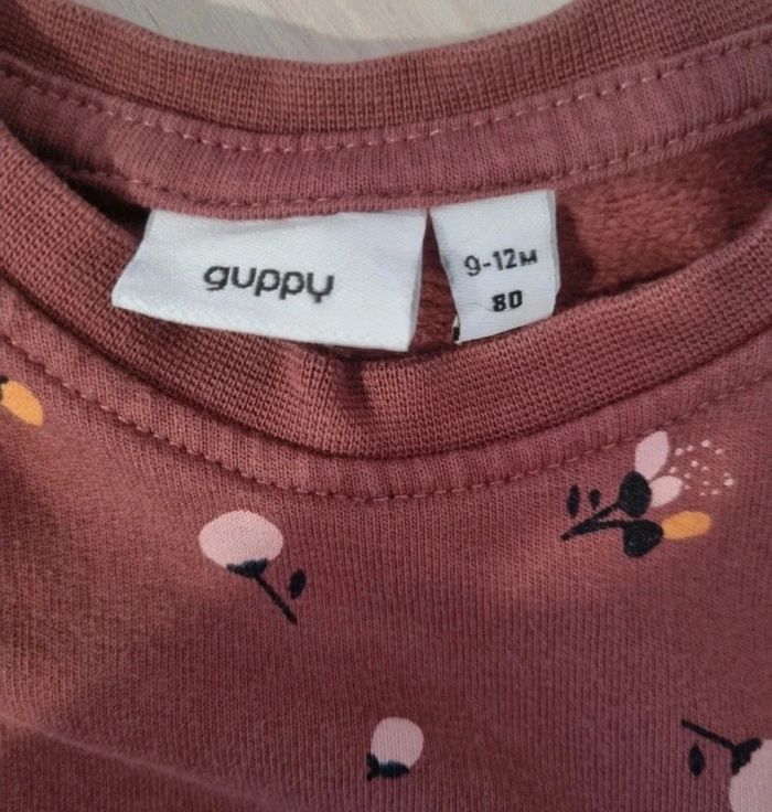 Pull bordeau bébé fille - photo numéro 3