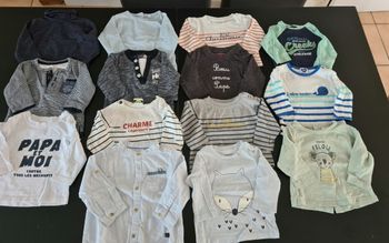 Lot de t-shirt manche longue 3 mois 