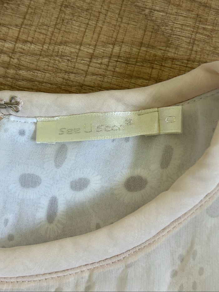 Robe beige à manches courtes See U Soon taille 0 jamais portée - photo numéro 9