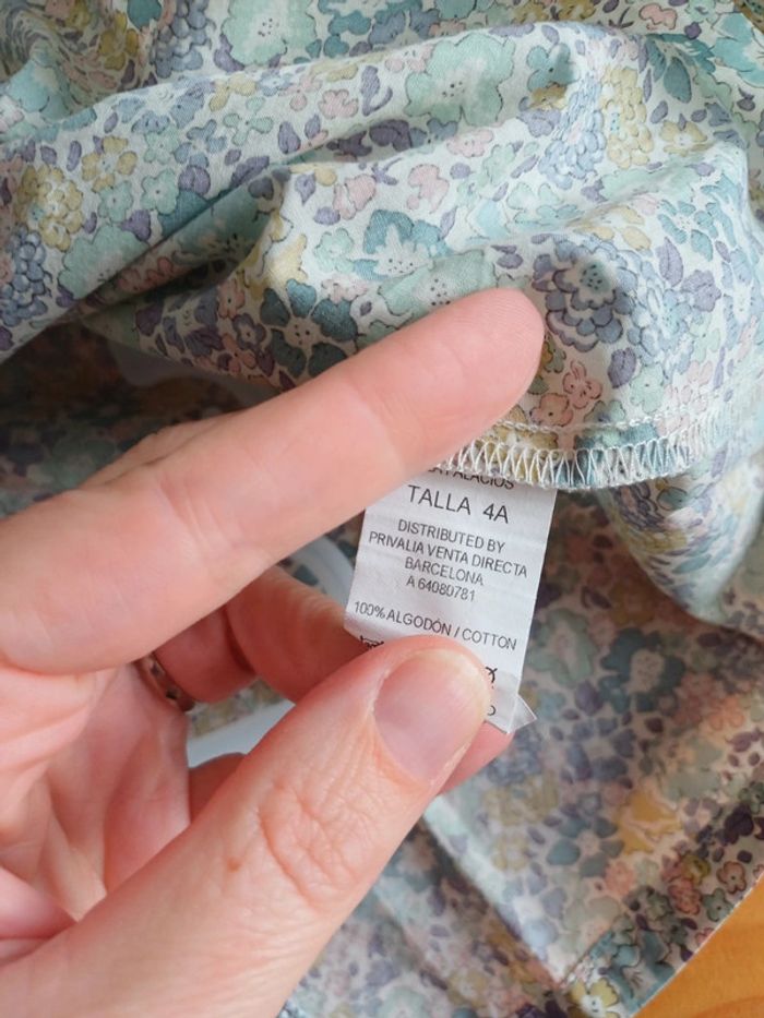 Blouse liberty lola palacios 4 ans - photo numéro 3