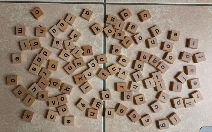 Vintage - jeu de lettres magnétiques - photo numéro 7