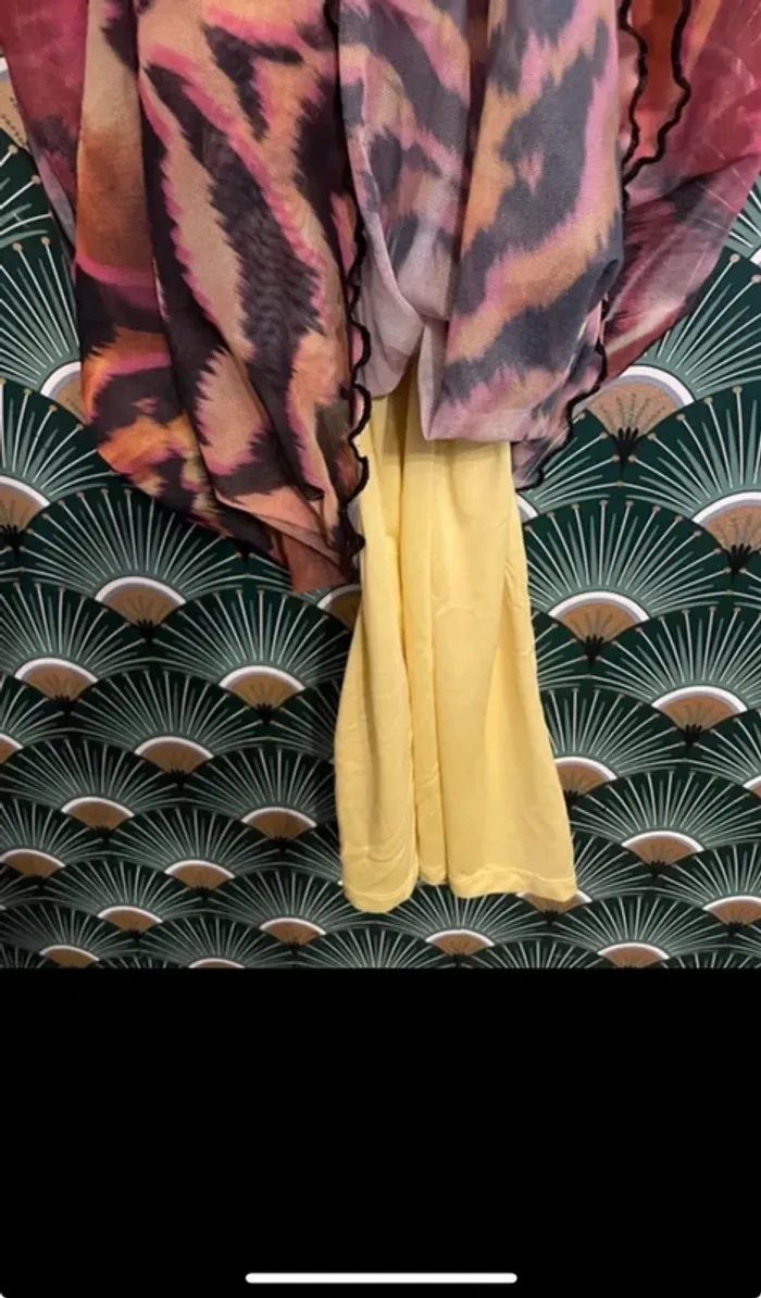 Belle robe résille tulle taille L - photo numéro 8