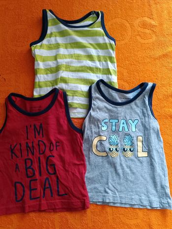 Lot de 3 débardeurs Primark 12-18 mois 86 cm