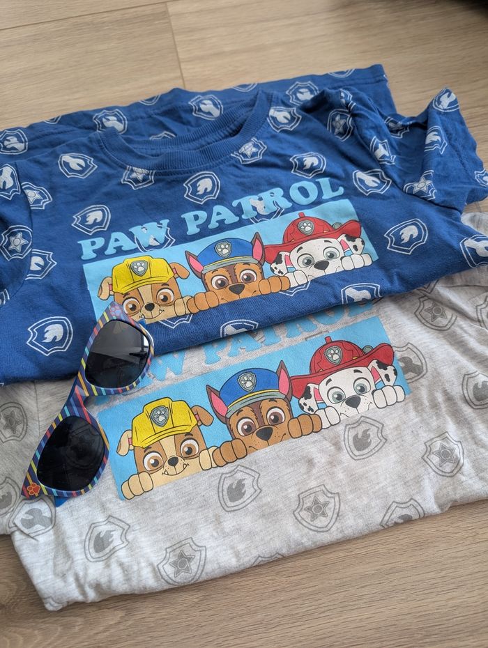 Lot t.shirts pat patrouille+ lunettes - photo numéro 7