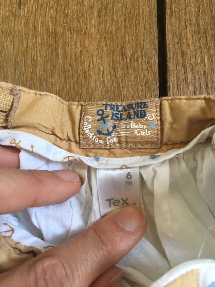 Jolie jupe doublée/ tex/6mois - photo numéro 5