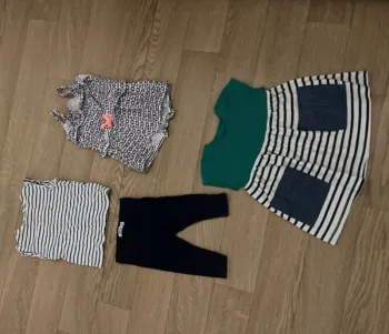 Vetements été 6 mois bebe tres bonne etat