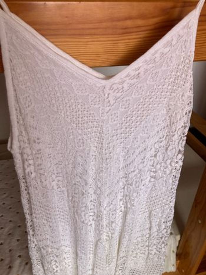 Robe dentelle longue