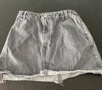 Jupe en denim noir 9-10ans