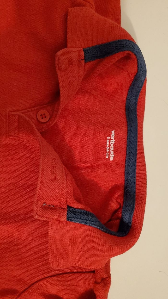 Polo rouge - photo numéro 2