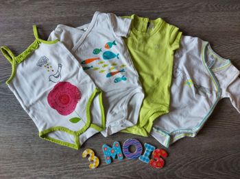 Lot de 4 bodies - 3 mois - Orchestra