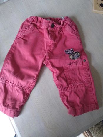 Pantalon rouge 12 mois