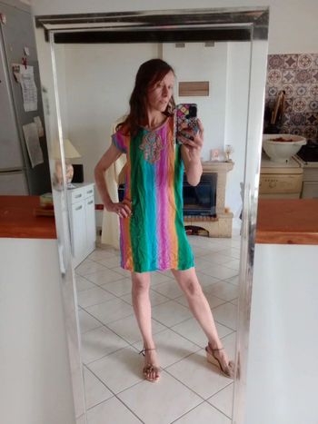 Robe 36 multicolore main de fatma c80