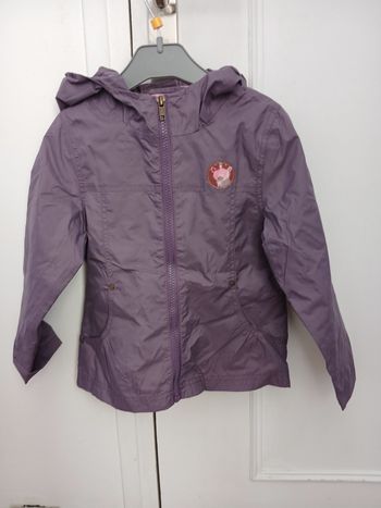 Kway avec capuche et poches