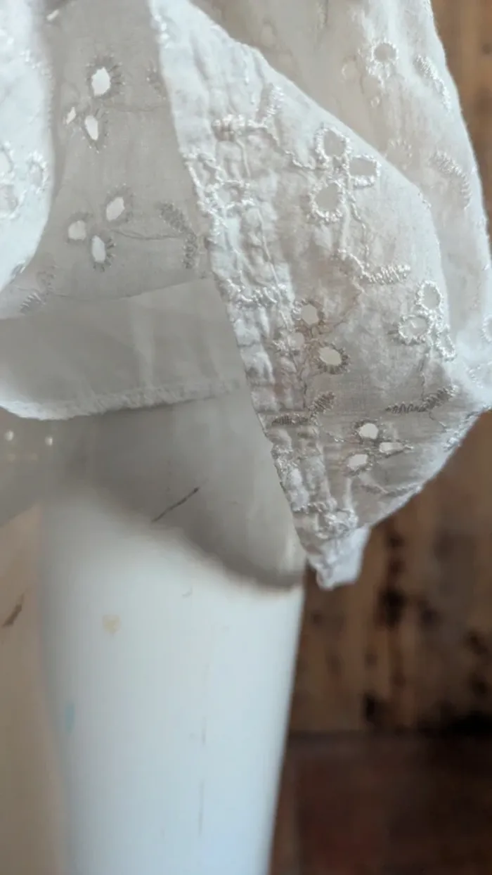 Robe ou tunique broderie anglaise Diamante Moda M/L - photo numéro 5
