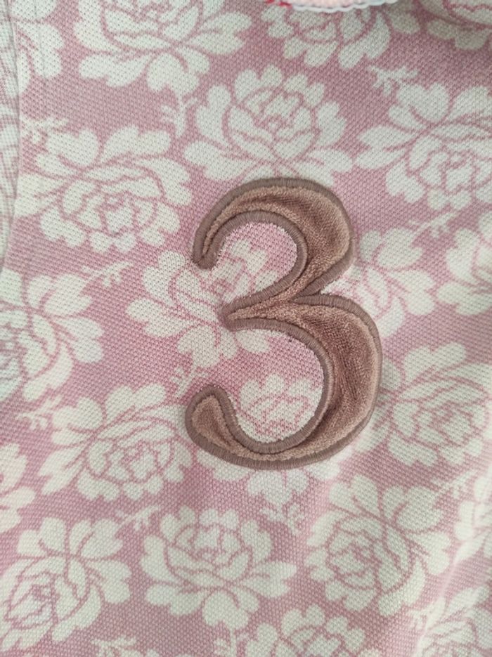 Polo joules rose et blanc 9/10 ans - photo numéro 5