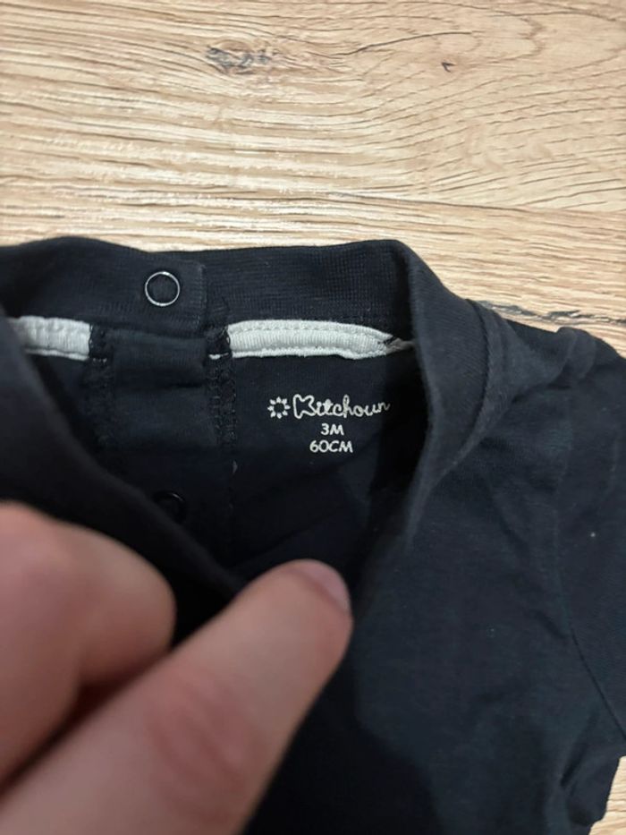 Ensemble salopette et T-shirt manches longues 3 mois - photo numéro 7