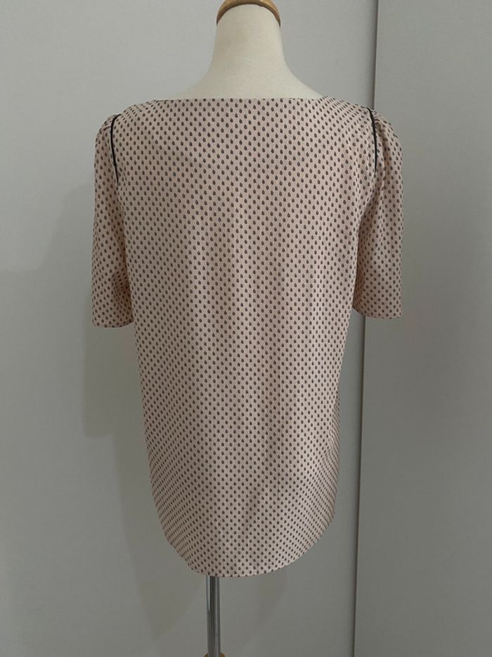 T-shirt beige imprimé noir H&M - photo numéro 3