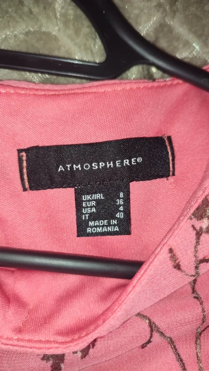Robe d'été fleurie rose - photo numéro 3