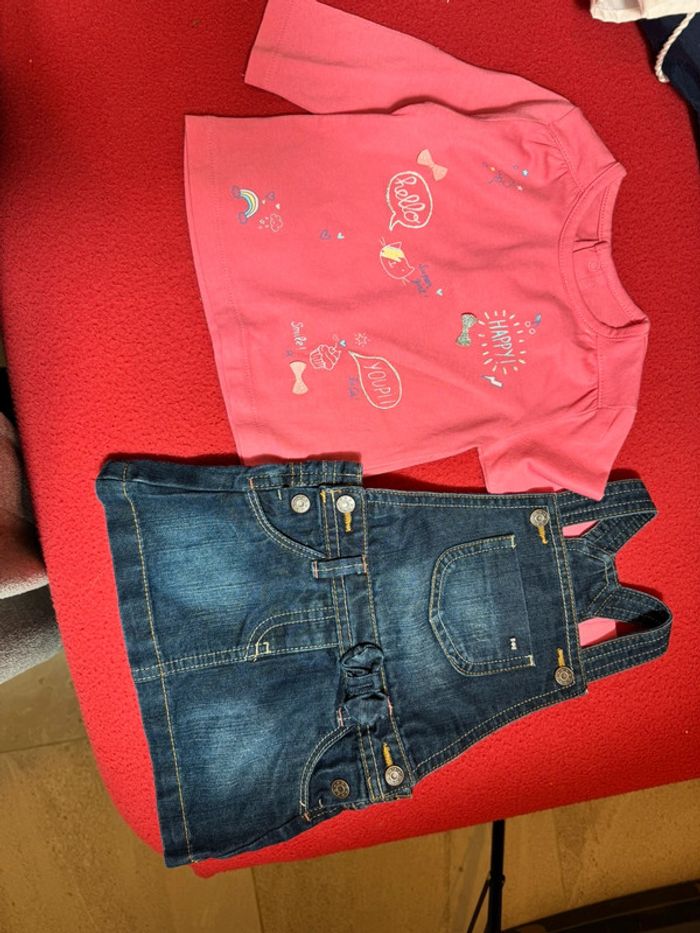 Lot 9 vêtements avec du neuf 6/9 mois - photo numéro 2