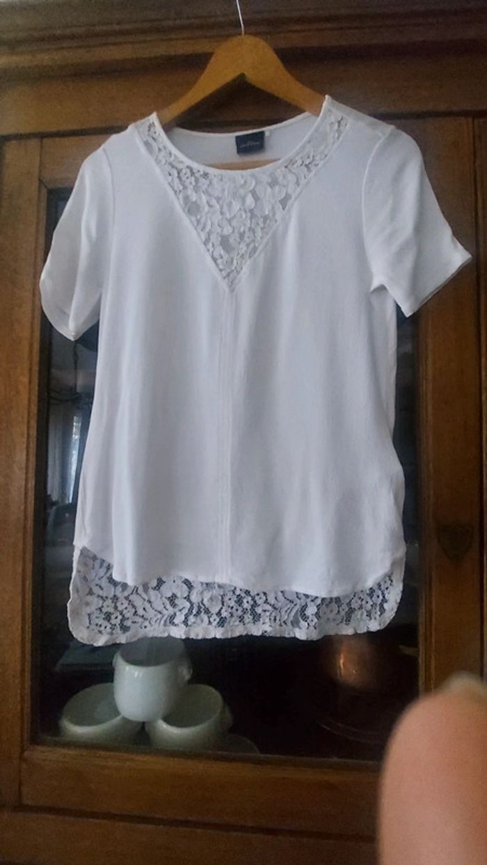 Top blanc sixth sense fr 38 H e M