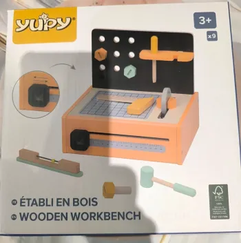 Établi en bois neuf