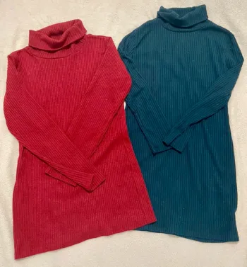 Lot de 2 robes pull col roulé – Cinelle Boutique – Taille M - Très bon état