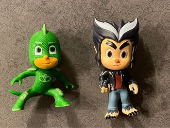 Figurines Glu-Glu + Farfeloup Pyjamasques
