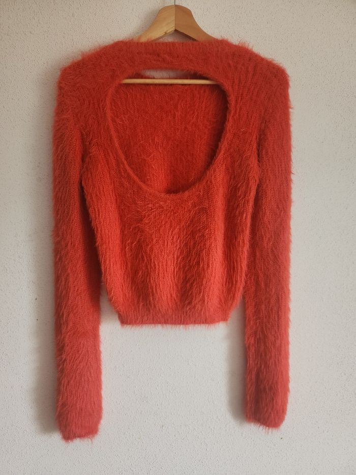 Pull Zara rouge L – Doux & tendance - photo numéro 4