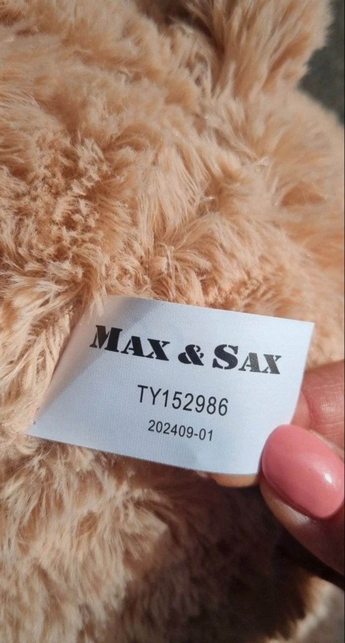 Grande peluche lapin fleuri neuve - photo numéro 4