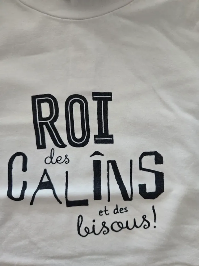 Tee-shirt roi des câlins 4ans - photo numéro 2